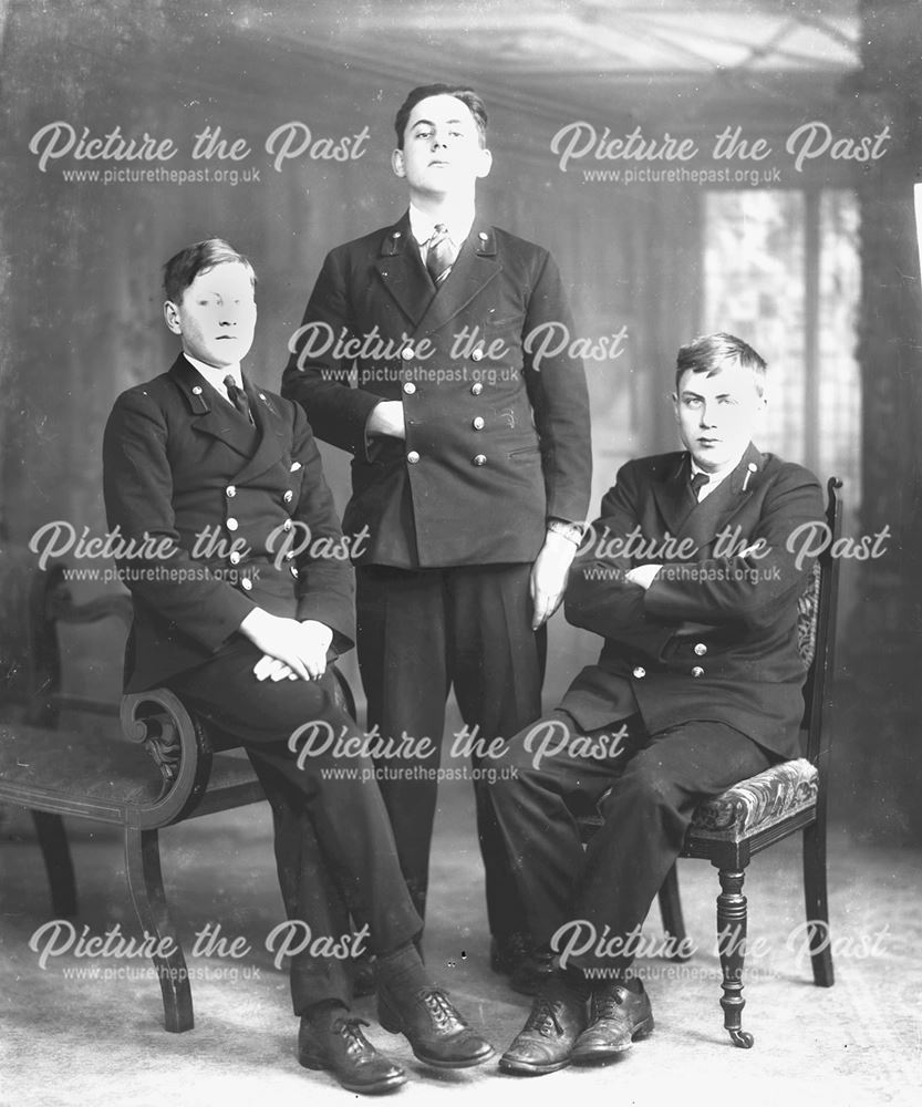 Unknown Youths in Uniform, Buxton, c 1920s