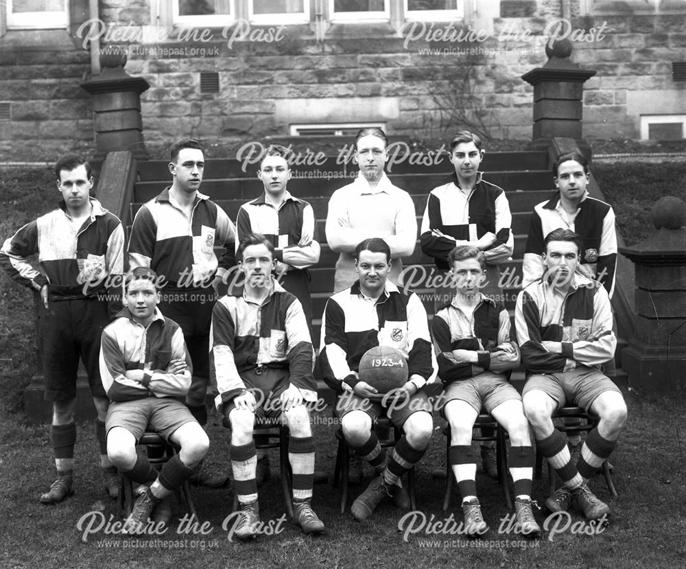 Unknown Football Team, Buxton, c 1920s