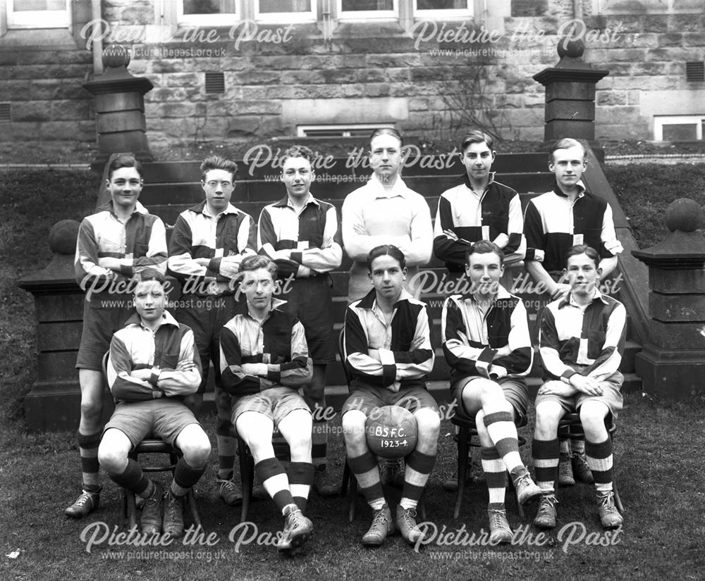 Unkown Football Team, Buxton, c 1920s
