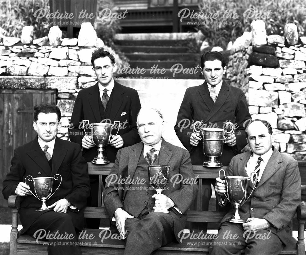 Unknown Group of Men with Trophies, Buxton, c 1920s