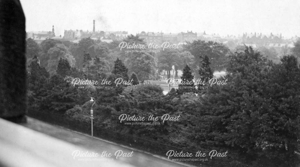 Pavilion Gardens, Looking out across Buxton