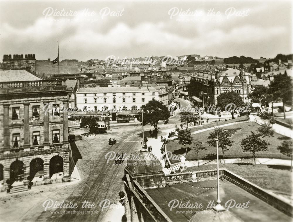 View of Spring Gardens from The Crescent, Buxton