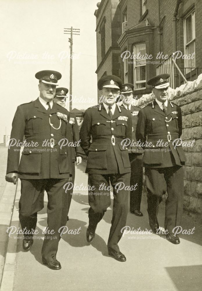 HM Inspector and Superintendant Hart at Ilkeston, c 1950s