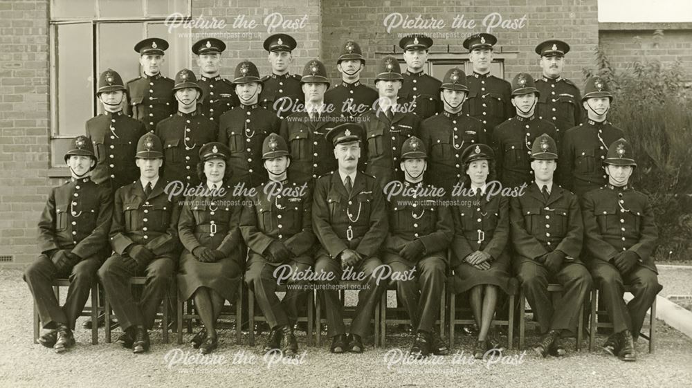 Derbyshire Constabulary and Derby Borough Police at District Training Centre, Harrogate, 1950