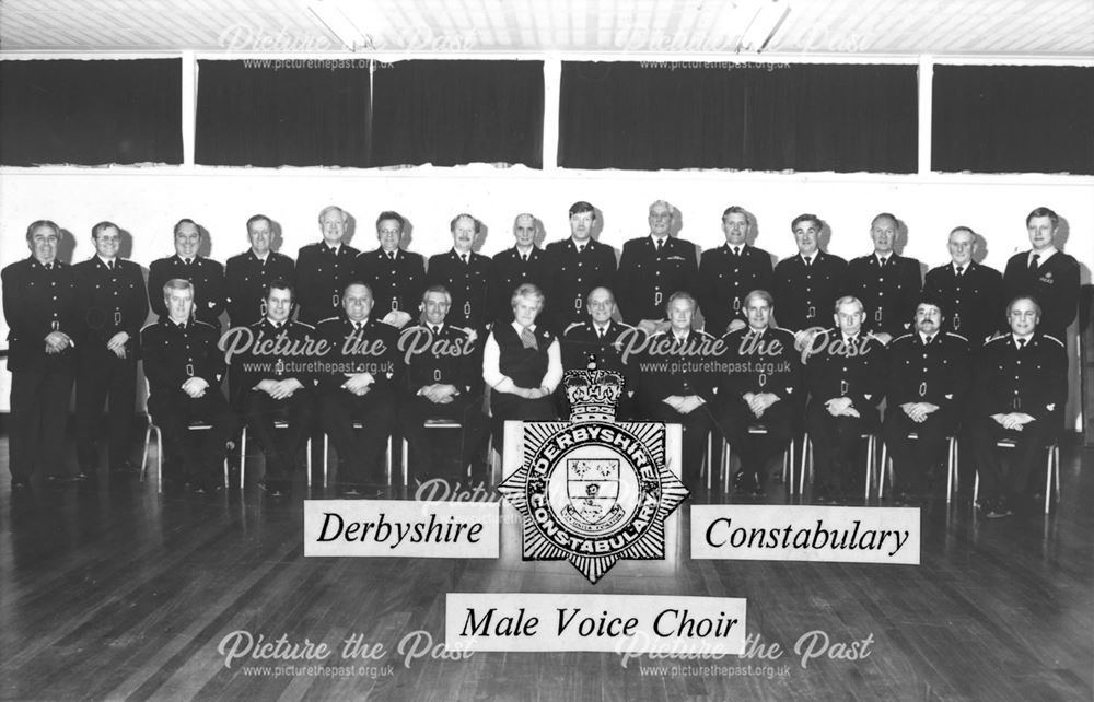 Derbyshire Constabulary Male Voice Choir, Derby, c 1950s-60s?