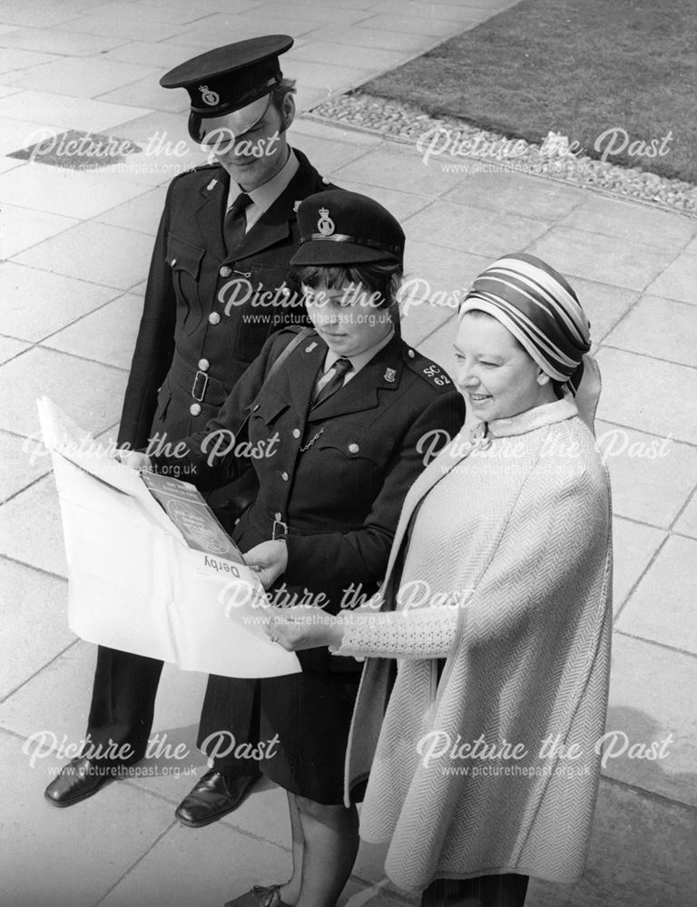 Special Constables on Duty, Derby, 1972