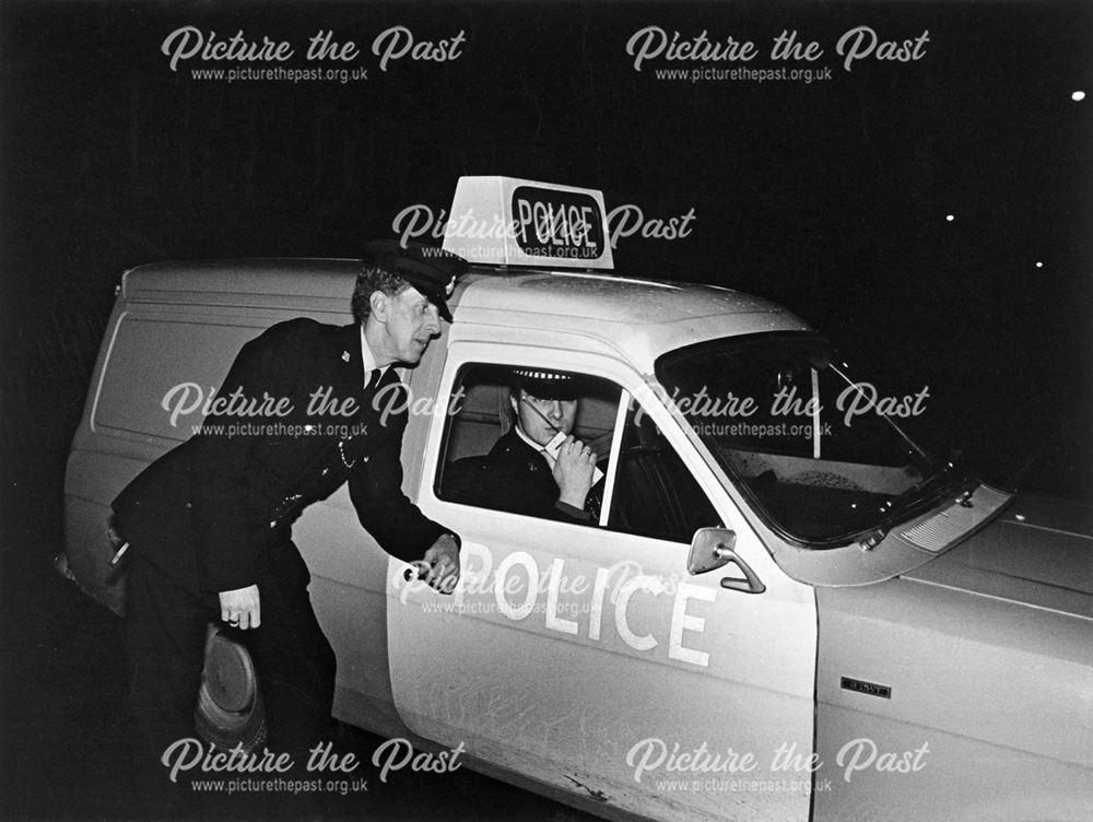 Police Ford Escort Panda Van, Derby, 1970