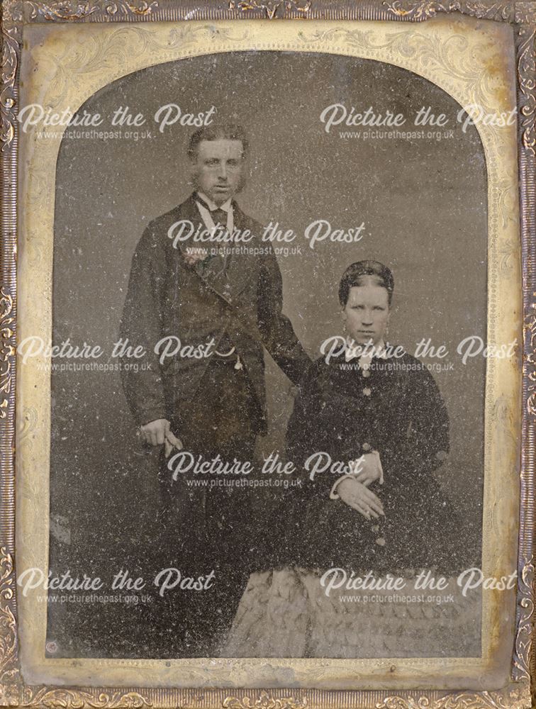 Unknown Portrait of Couple, c 1880s