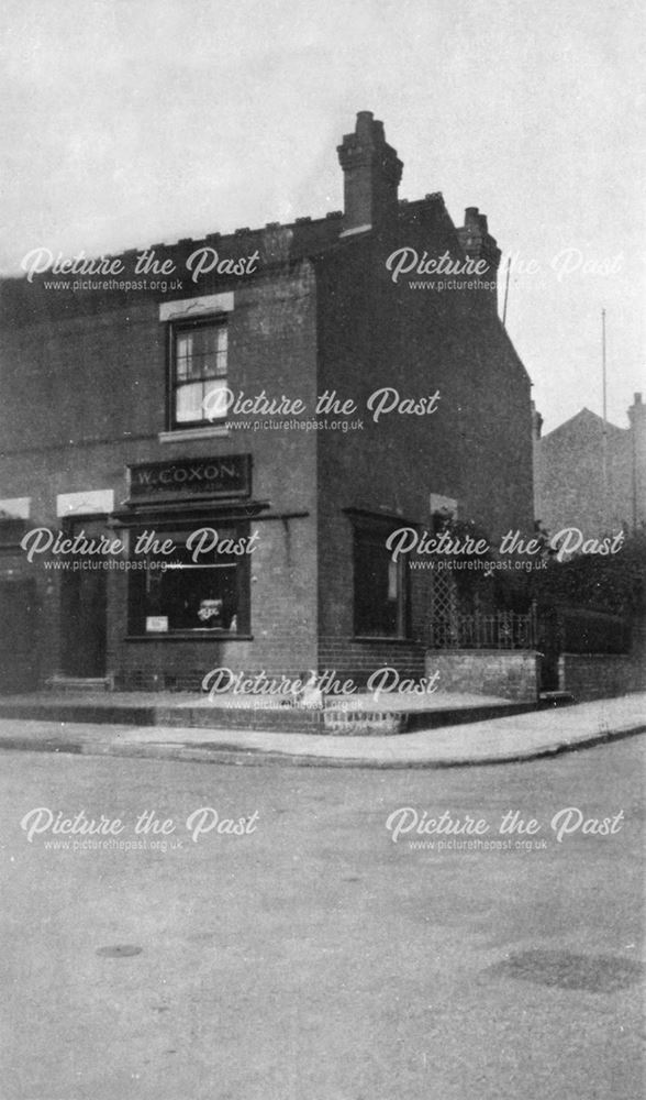 W. Coxon Butchers Shop, c 1900s