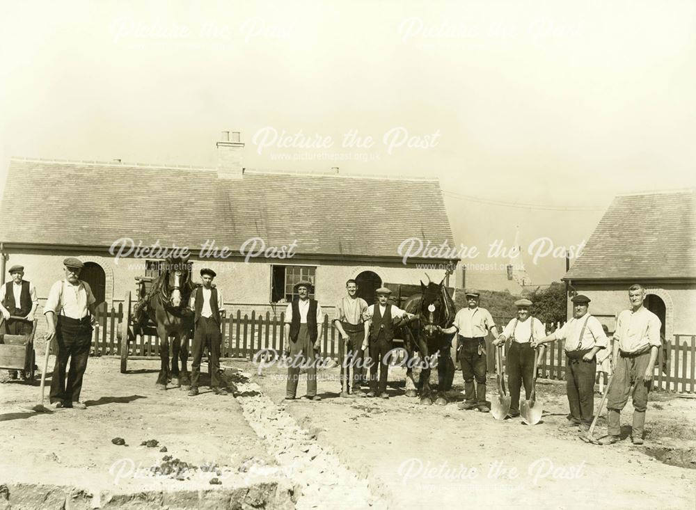 Construction of Portland Crescent