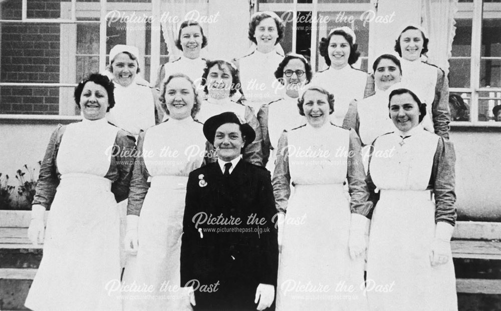 Creswell St John's Ambulance Nursing Division at Miners Holiday Camp, Skegness, 1954