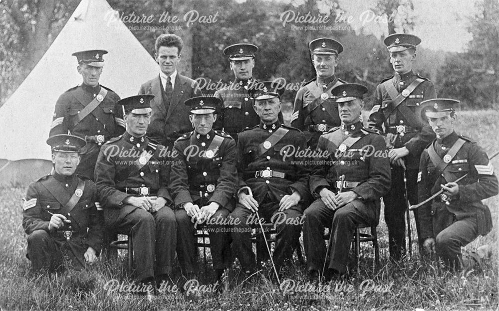 Boys Brigade officers, Rhyl?, 1920s