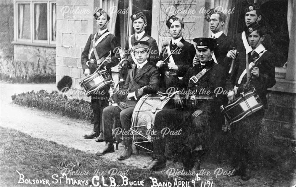 St. Mary's C. L. B. Bugle Band, c 1891?