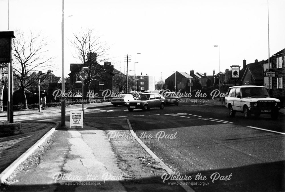 Junction of Newbold Village and Littlemoor, Newbold, Chesterfield, 1986