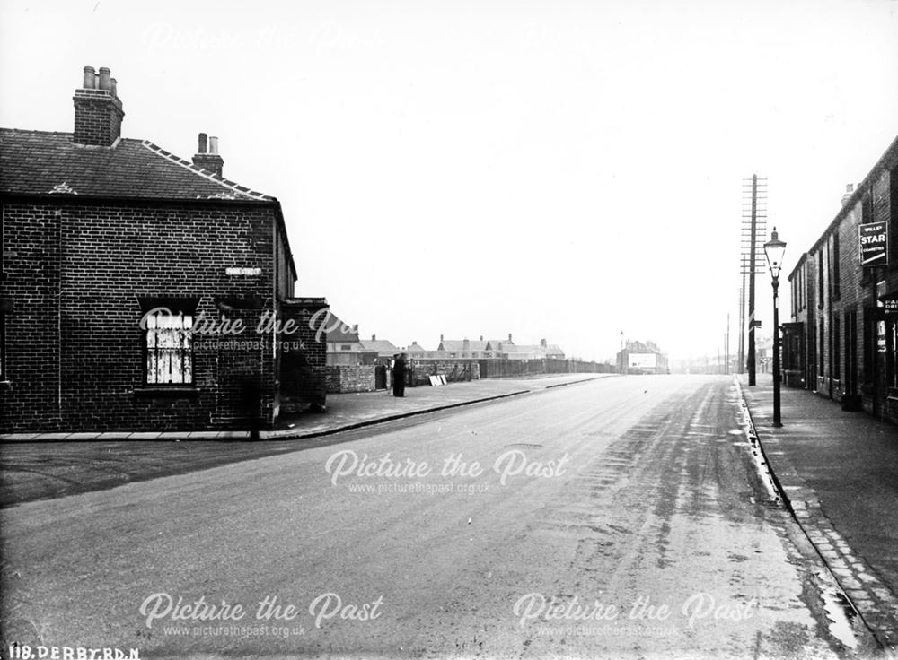 Derby Road looking north from Park Street corner