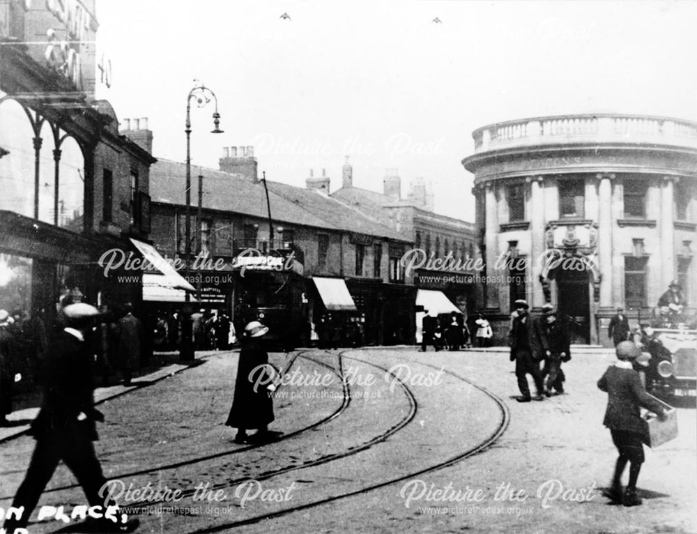 Stephenson Place with Tramcar no. 10