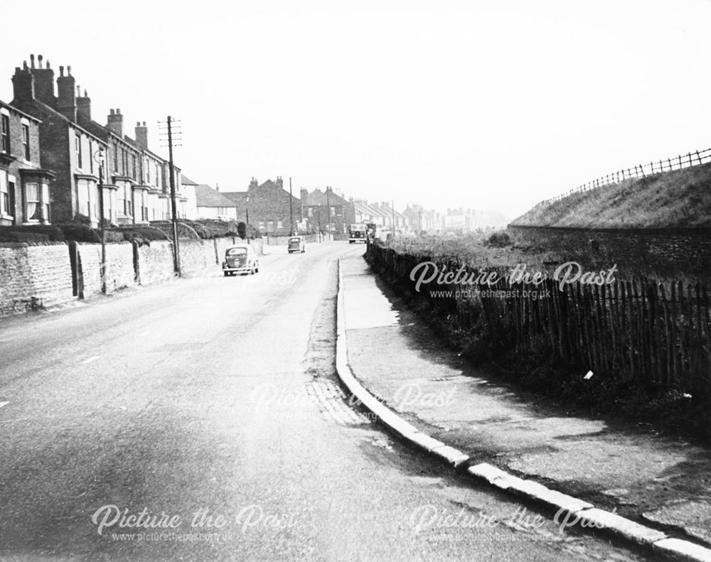 Hasland Road, c 1933; looking east