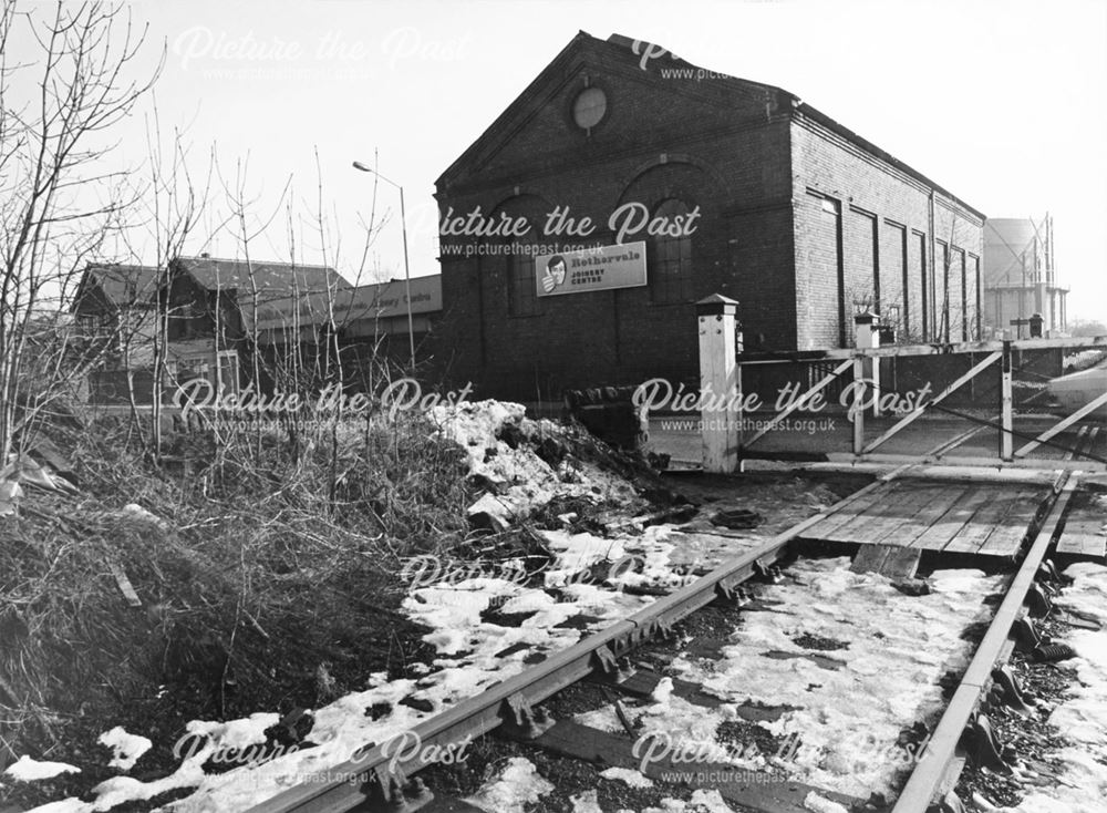 Level crossing over Station Road, 1979