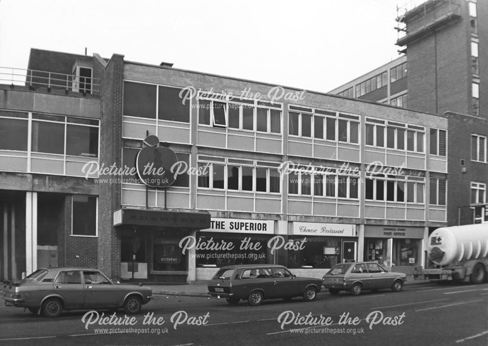 Site of Crown Hotel, 1980