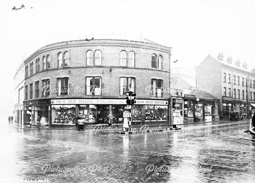 Holywell Cross junction with Cavendish Street, mid 1930s