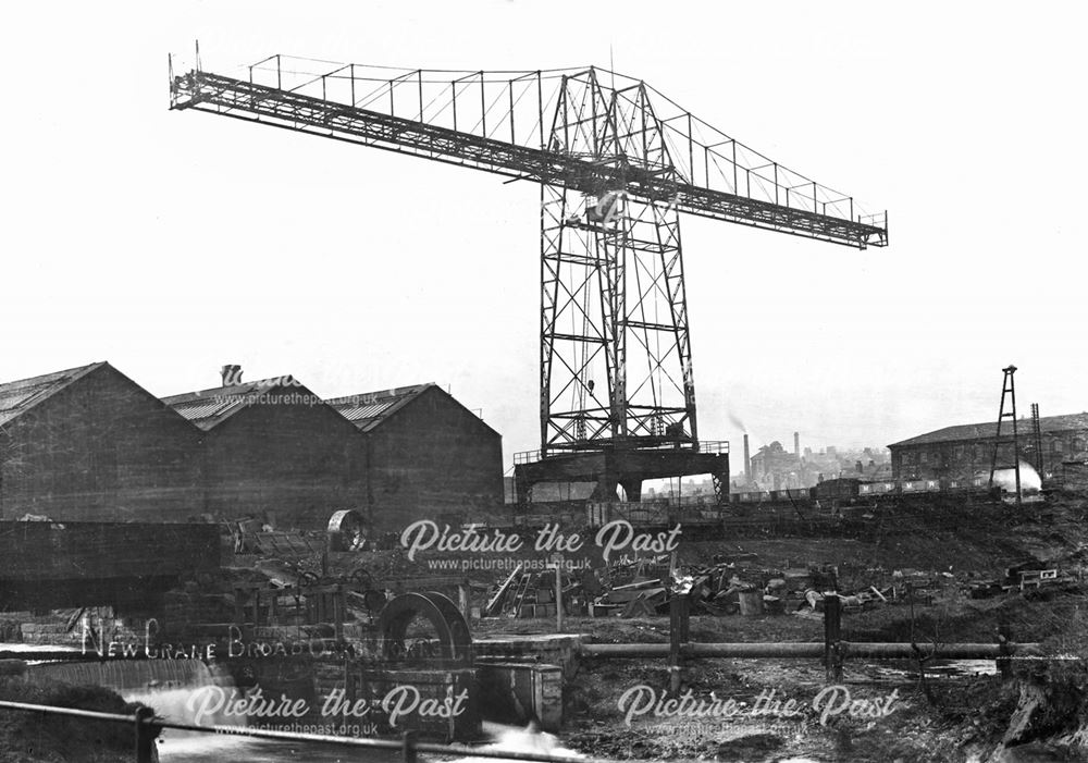 'The German Crane' at Markham's Works (Broad Oaks Foundry)