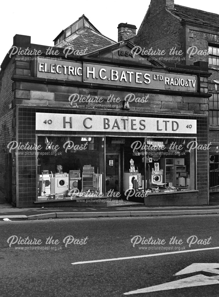 H C Bates electrical shop, St Mary's Gate