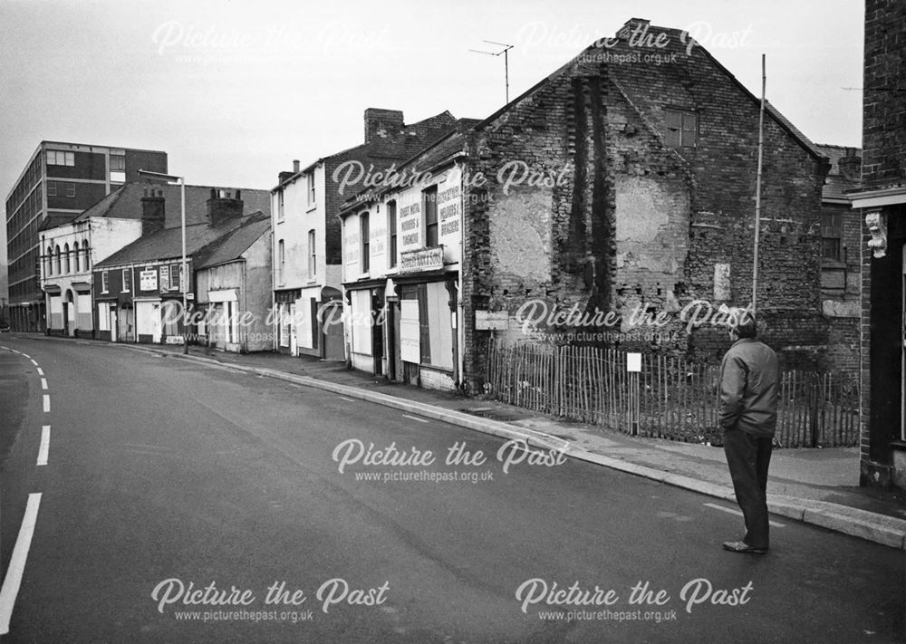 Beetwell Street looking east before demolition