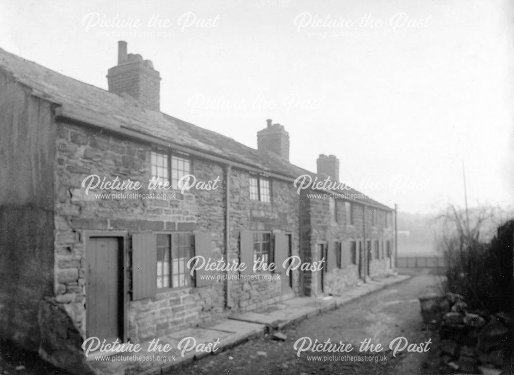 Fronts of stone cottages