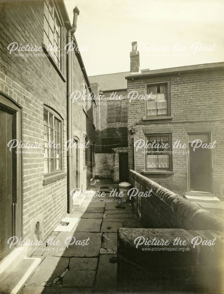 Terra Firma Place and the rear houses on St Mary's Gate