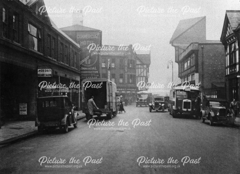 Vicar Lane looking towards the Market Place