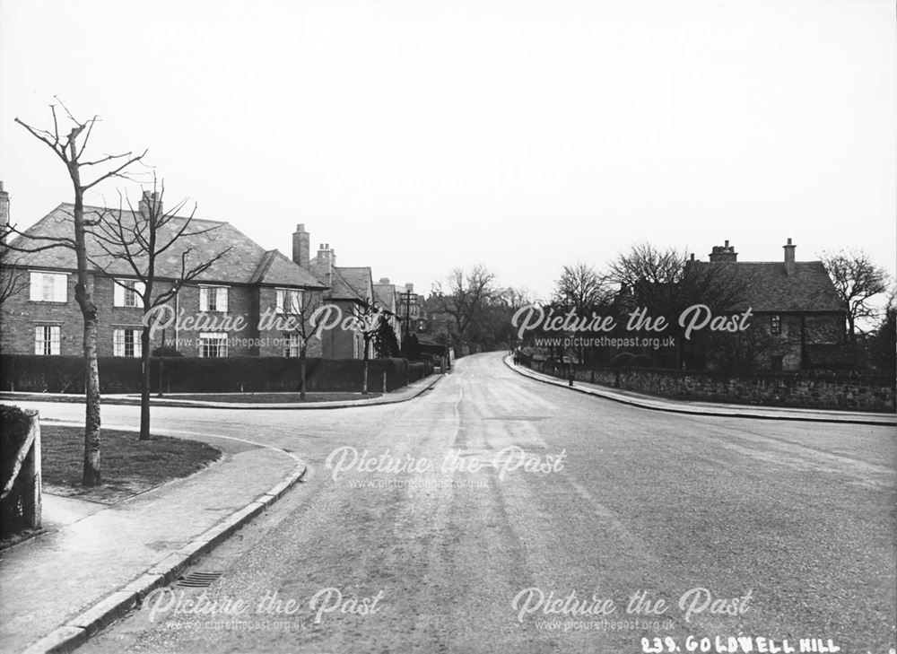 Ashgate Road, towards Goldwell Hill