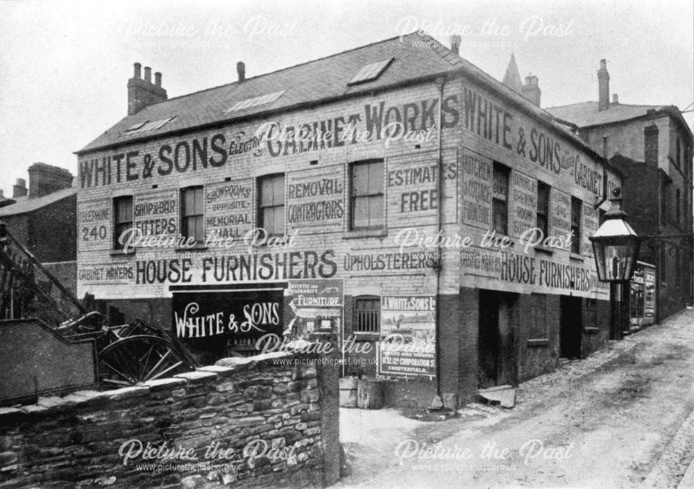 J B White and Sons - House furnishers and cabinet makers - warehouse and yard