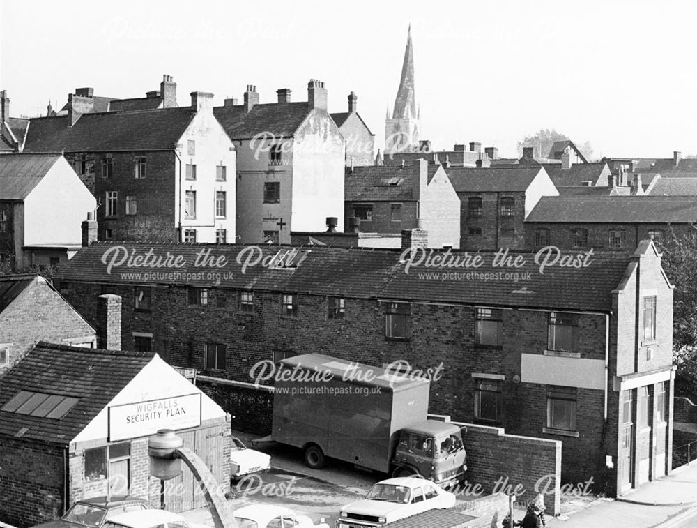 Rear of buildings on Low Pavement