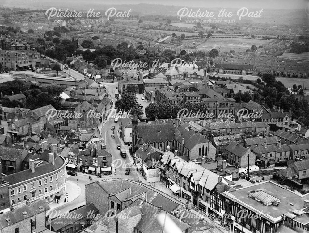 Holywell Cross from St. Mary's Church, Chesterfield, 1952