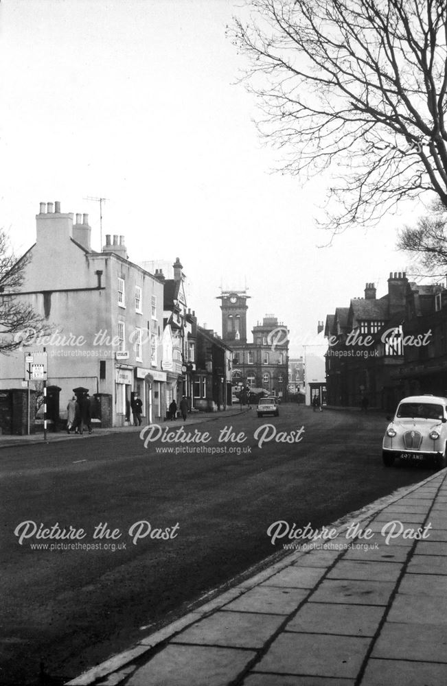 New Square looking from West Bars, Chesterfield, c 1960s