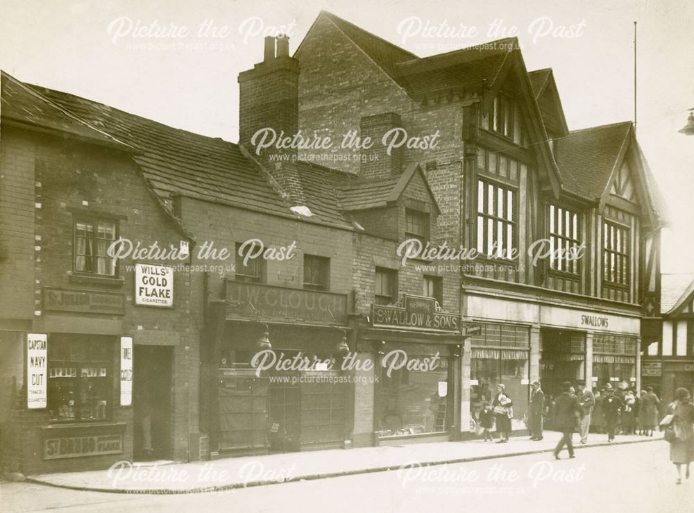 Swallow's shop, Knifesmithgate, Chesterfield, c 1930s