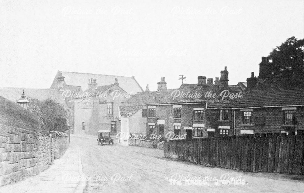 View along Shaw Lane - Lea Road, Dronfield, 1920s