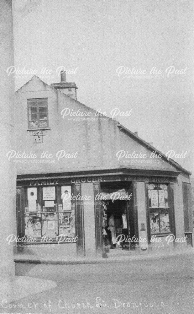 Corner of Church Street, Dronfield, 1900s