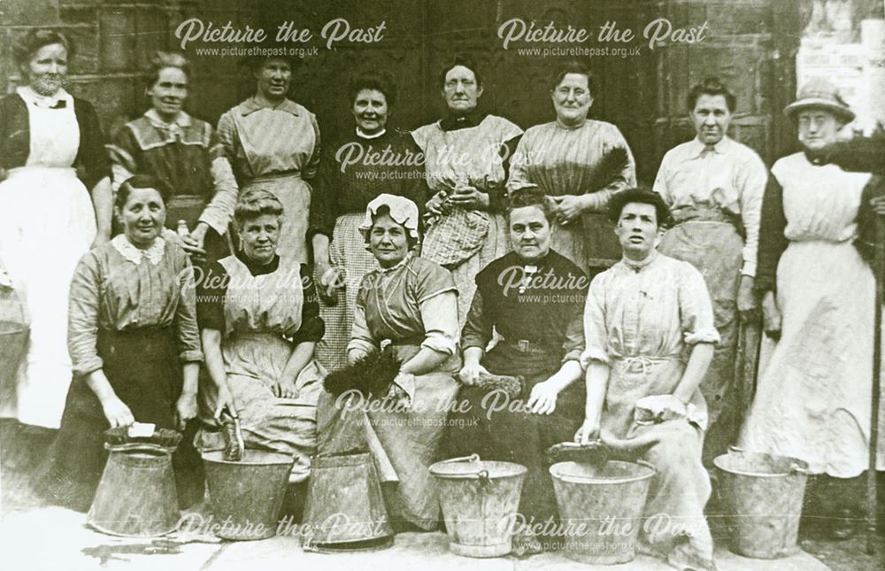 Church Cleaners of St. John The Baptist Church, Dronfield, 1916