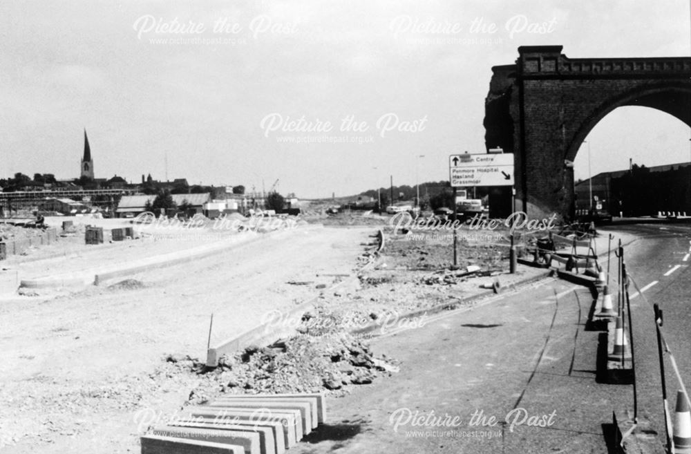 Demolition of Horns Bridge