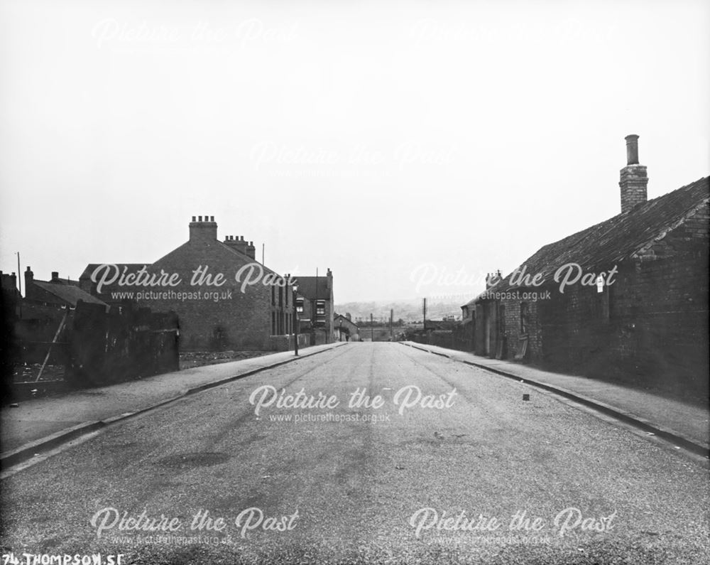 Thompson Street, Whittington Moor, Chesterfield, c 1930s