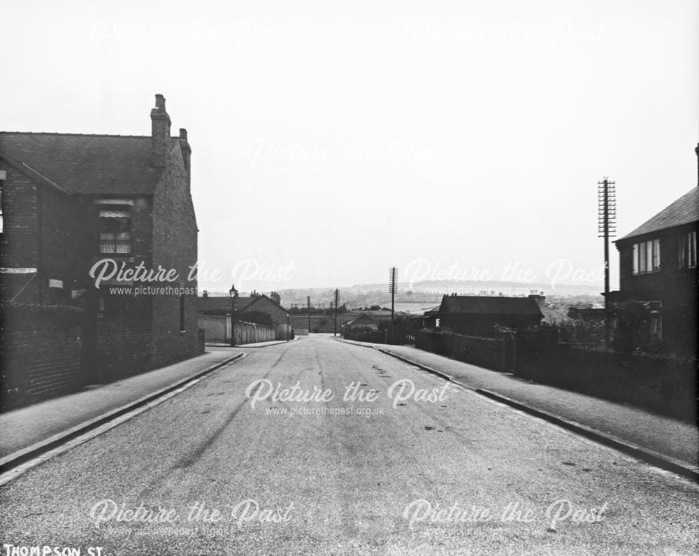 Thompson Street, Whittington Moor, Chesterfield, c 1930s