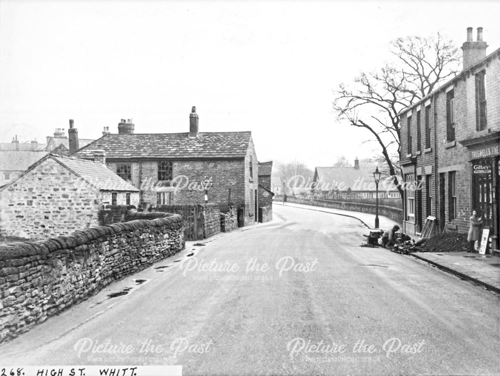 High Street, Old Whittington, Chesterfield, c 1930s