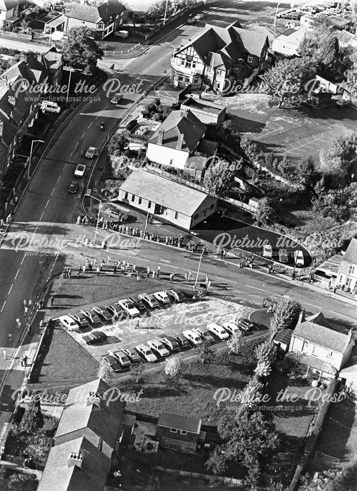 Aerial View of Storrs Road and Chatsworth Road, Chesterfield, 1982
