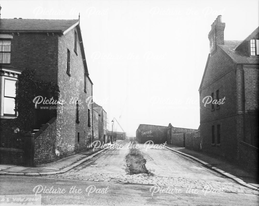 Rose Hill and Clarence Road, Chesterfield, c 1936