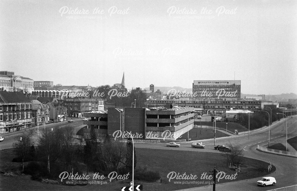 West Bars Aerial View, Chesterfield, 1976