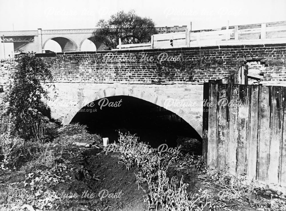 Horns Bridge Reconstruction, Hasland Road, Chesterfield, c 1930