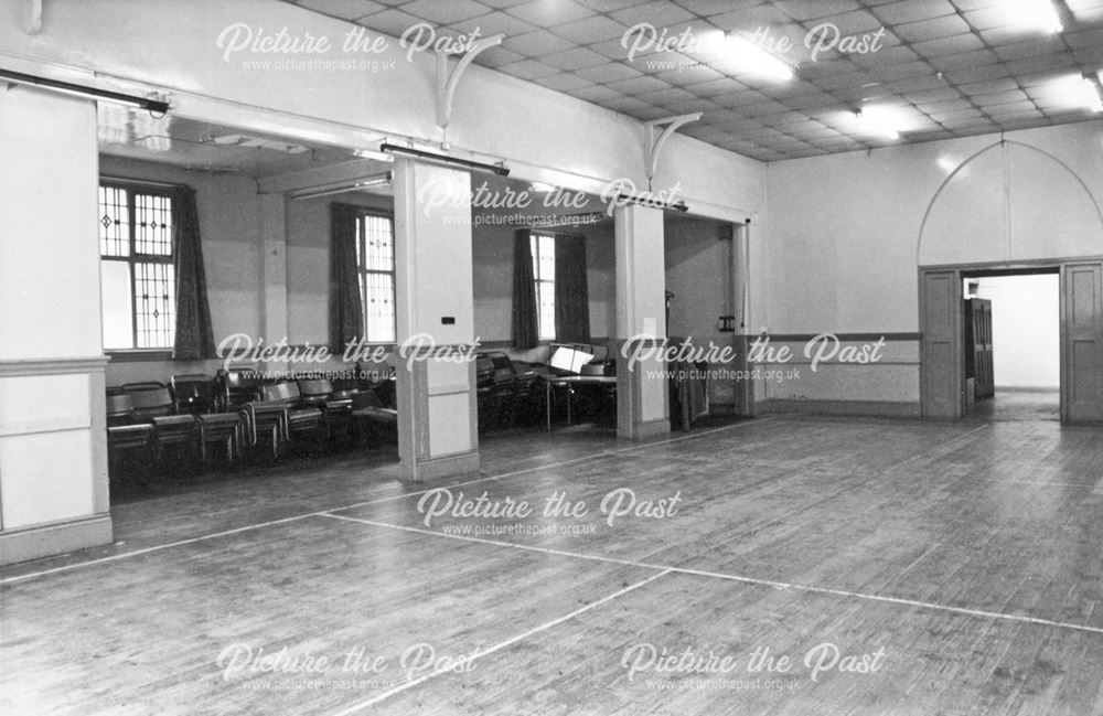 St James Hall Interior, Vicar Lane, Chesterfield, 1984