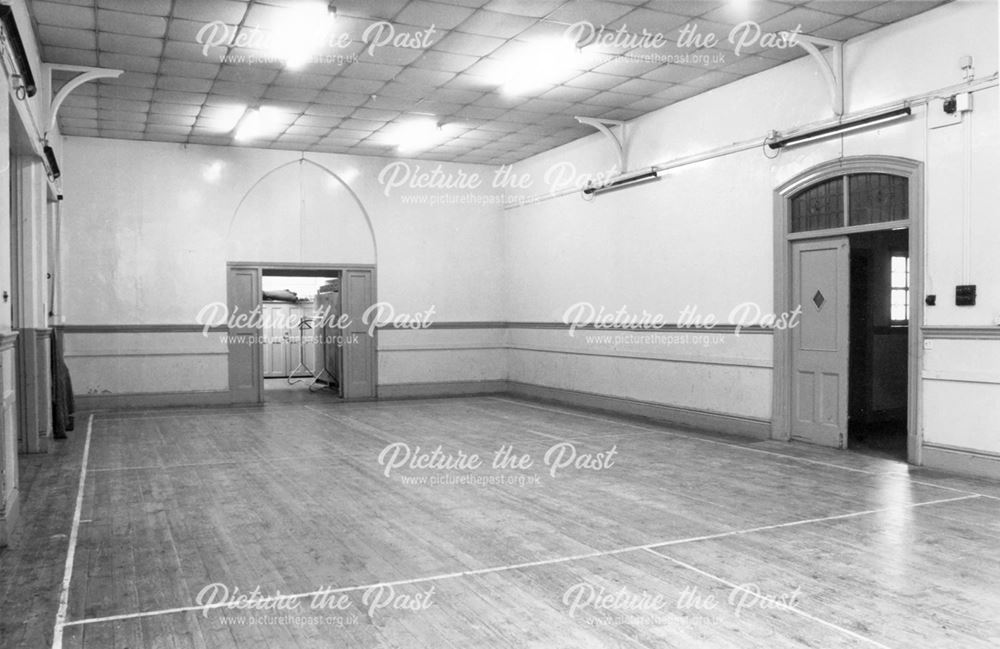 St James Hall Interior, Vicar Lane, Chesterfield, 1984