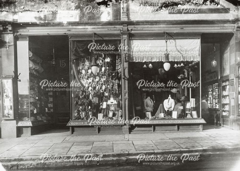 15-16 High Street, H. J. Cook Premises, Chesterfield, 1912